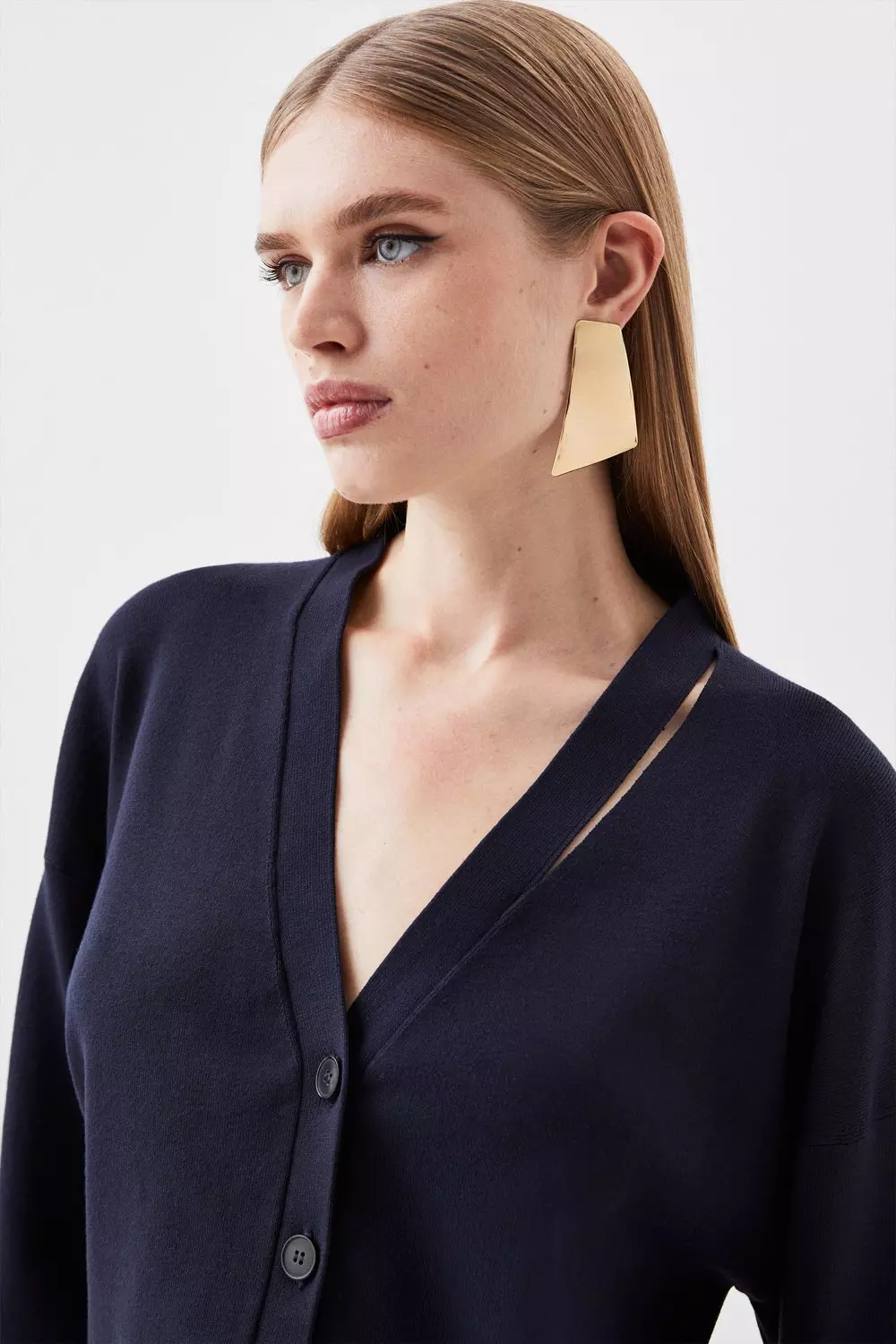 Karen millen clearance navy cardigan